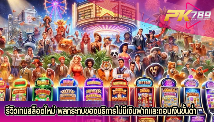 รีวิวเกมสล็อตใหม่ ผลกระทบของบริการไม่มีเงินฝากและถอนเงินขั้นต่ำ