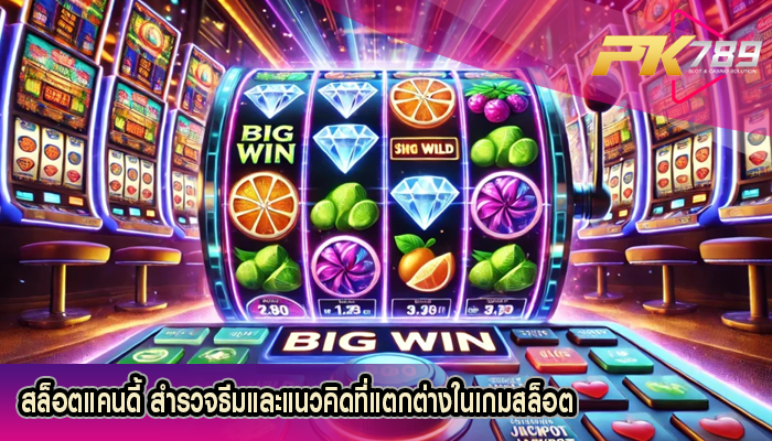 สล็อตแคนดี้ สำรวจธีมและแนวคิดที่แตกต่างในเกมสล็อต